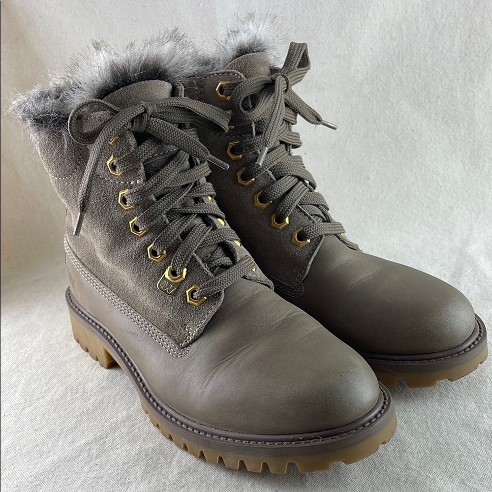 Weinbrenner Suede Lace-Up Boots Size  6.5 (37)